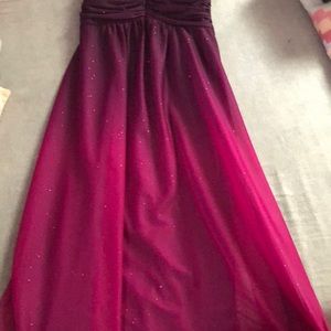 violet Wine Elegant party dress